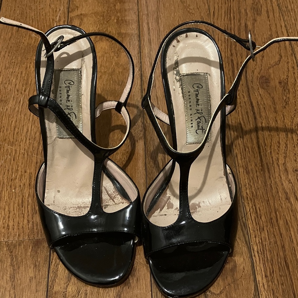 Patent Comme Il Faut strappy - Picture 2 of 5